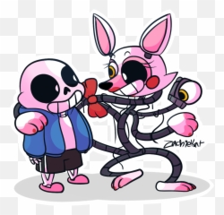 Mangle Fnaf And Sans Undertale Transp - Shadow Freddy X Shadow Bonnie Png,Sans Png