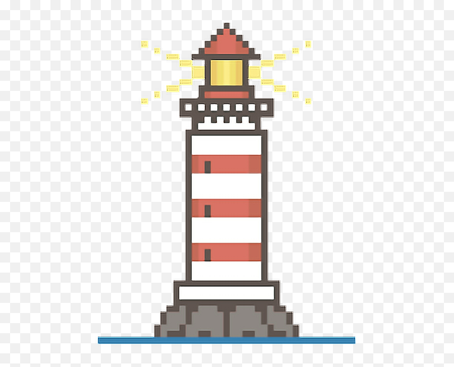 Transparent Lighthouse Cute U0026 Png Clipart Free - Lighthouse Pixel Art,Lighthouse Clipart Png