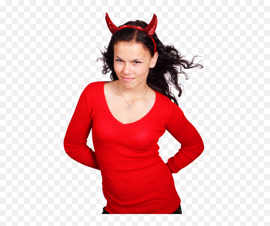 Png Beautiful Woman In Devil Costume - Woman Devil Png,Beautiful Woman Png
