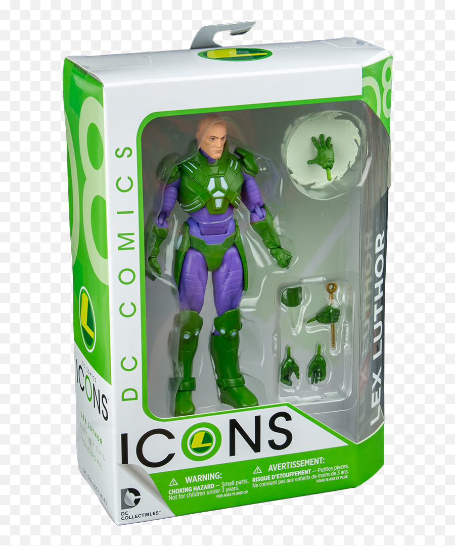 Dc Comics Lex Luthor 15 Cm - Lex Luthor Dc Comics Icons Png,Lex Luthor Png