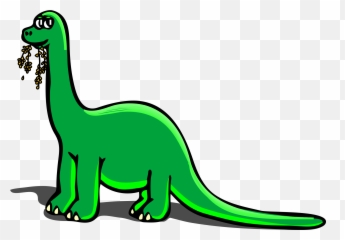 Dinosaurs Clipart Big Dinosaur - Plant Eating Dinosaurs Cartoon Png,Brachiosaurus Png