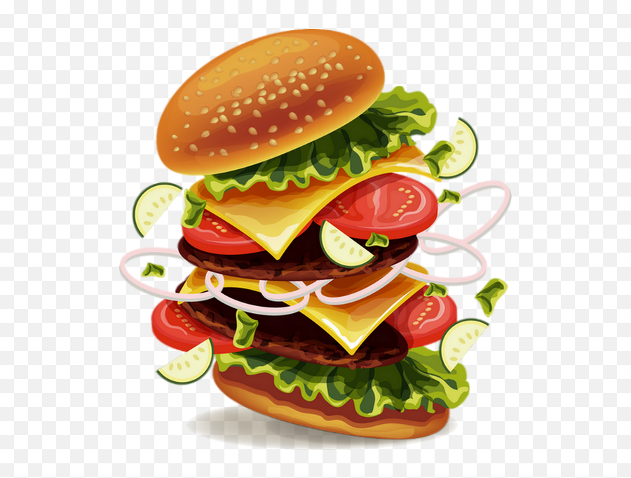 Fast - Hamburger Dessin Png,Hamburger Png