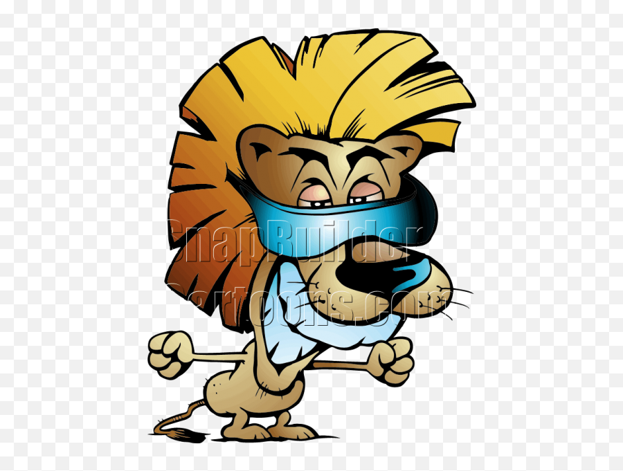 Cool Lion Wearing Blueray Sunglasses - Clipart Png,Lion Mascot Logo
