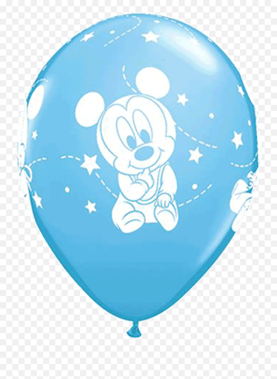 Fancy Dress Costumes - Qualatex Baby Mickey Mouse 11 Latex Balloons Png,Blue Balloons Png