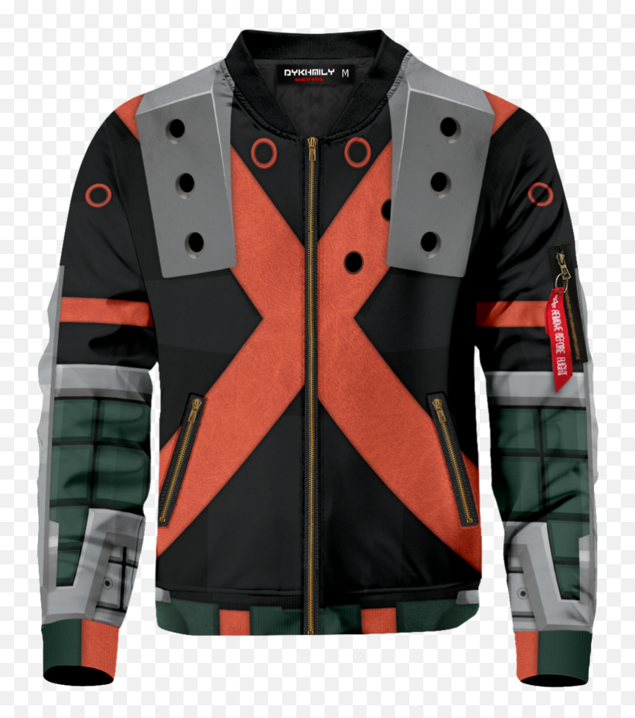 Katsuki Bakugo Bomber Jacket U2013 Fan - Pit Zipper Png,Bakugo Png