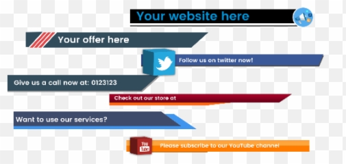 Blastersuite - Pixo PRO Upgrade Call Us Lower Third Png