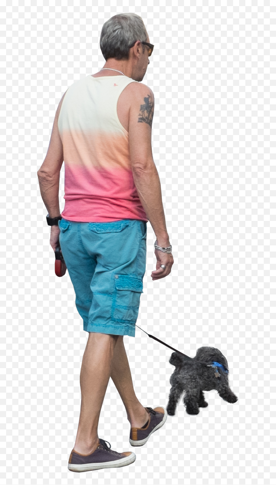 Download People Png - Dog Walking Png Image With No Man Walking Dog Png,Person Walking Png
