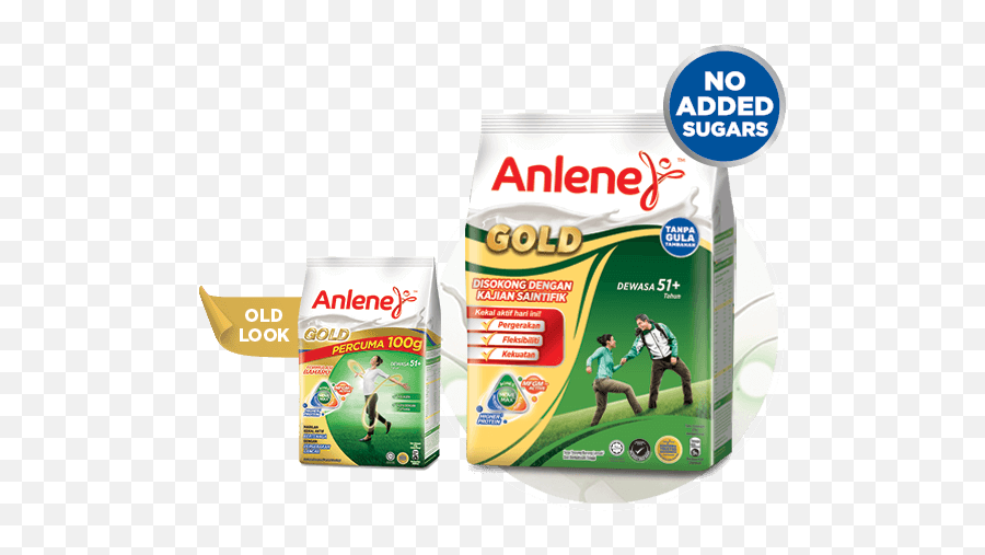 Anlene Gold - Plain Milk Powder Flavour Anlene Malaysia Anlene Gold Png,Milk Transparent Background