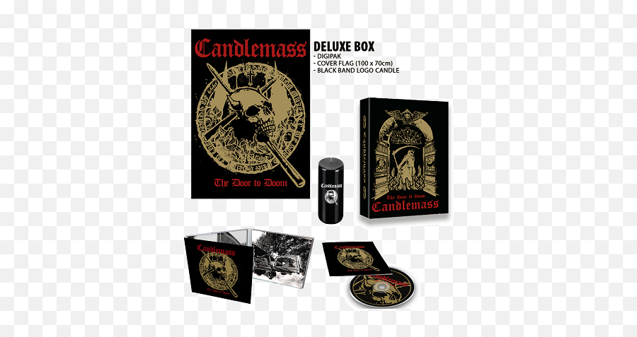 Candlemass - The Door To Doomlimited Edition Deluxe Boxset Album Candlemass The Door To Doom Png,Doom Logo