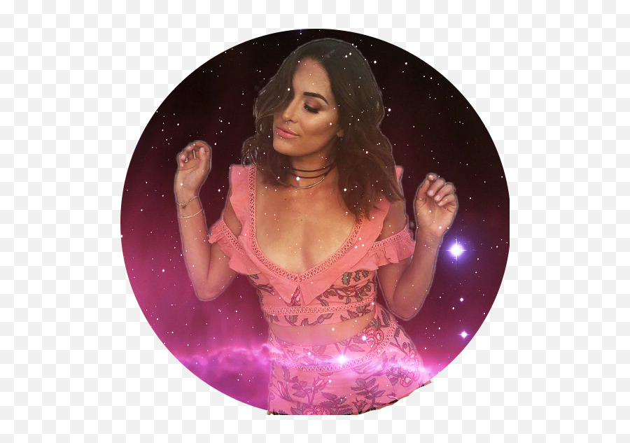 Galaxy Wwe Wwediva Brie Briebella Pink Edit Remixit - Circle Circle Png,Brie Bella Png