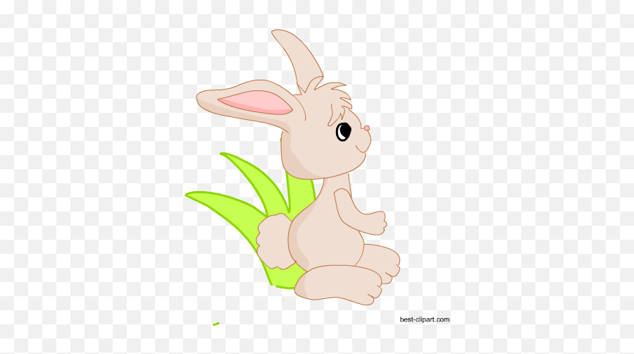 Free Easter Clip Art Bunny Eggs And Chicks - Cartoon Png,Easter Bunny Png