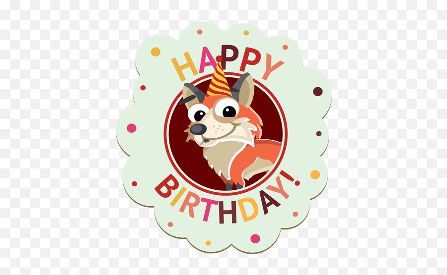 Happy Birthday Pig Cap Badge Sticker Illustration - Cartoon Png,Happy Birthday Logos