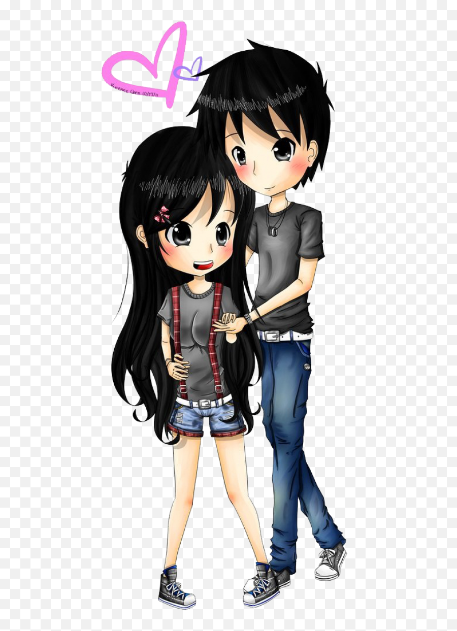 Anime Boy And Girl Png Image - Cartoon Anime Boy And Girl,Anime Boy Transparent