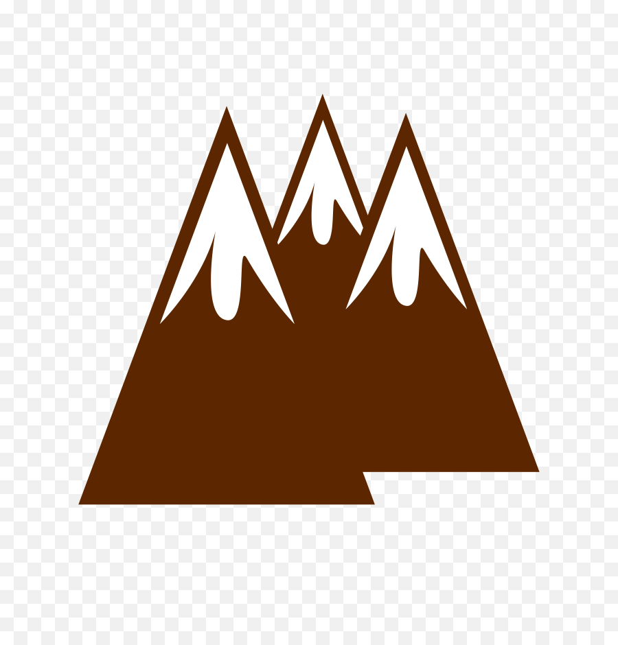 Map Icon Rpg Items Brown - Mountains Black And White Clipart Png,Rpg Png