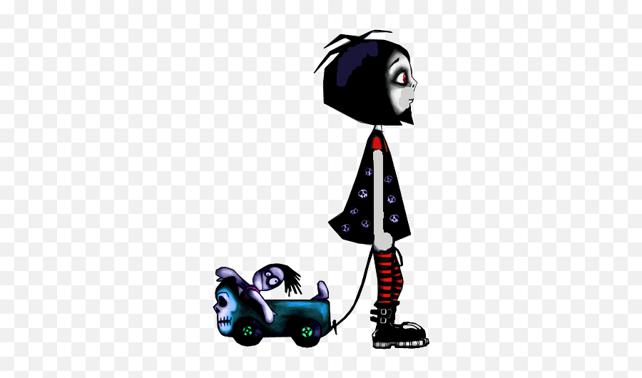 Goth Girl With Wagon - Sexta Feira Treze Png,Wagon Png