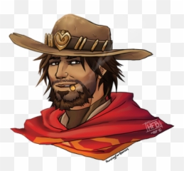 Mccree Face Transparent U0026 Png Clipart Free Download - Ywd Mccree Face Png,Ahegao Face Transparent