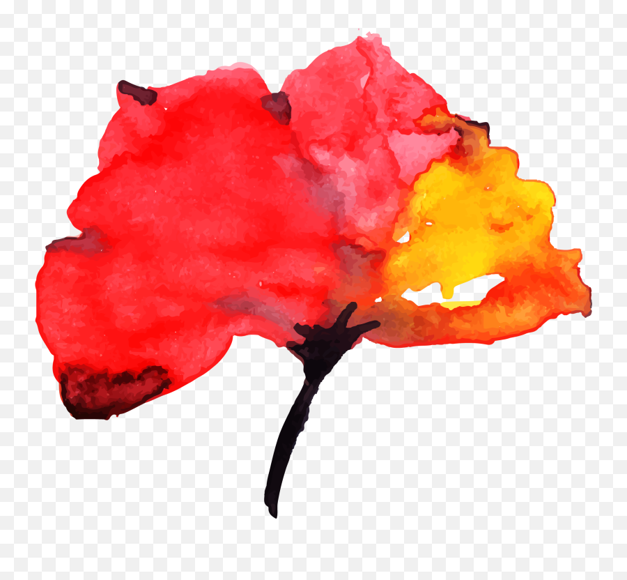 Free Png Watercolor Floral - Konfest Visual Arts,Watercolor Tree Png