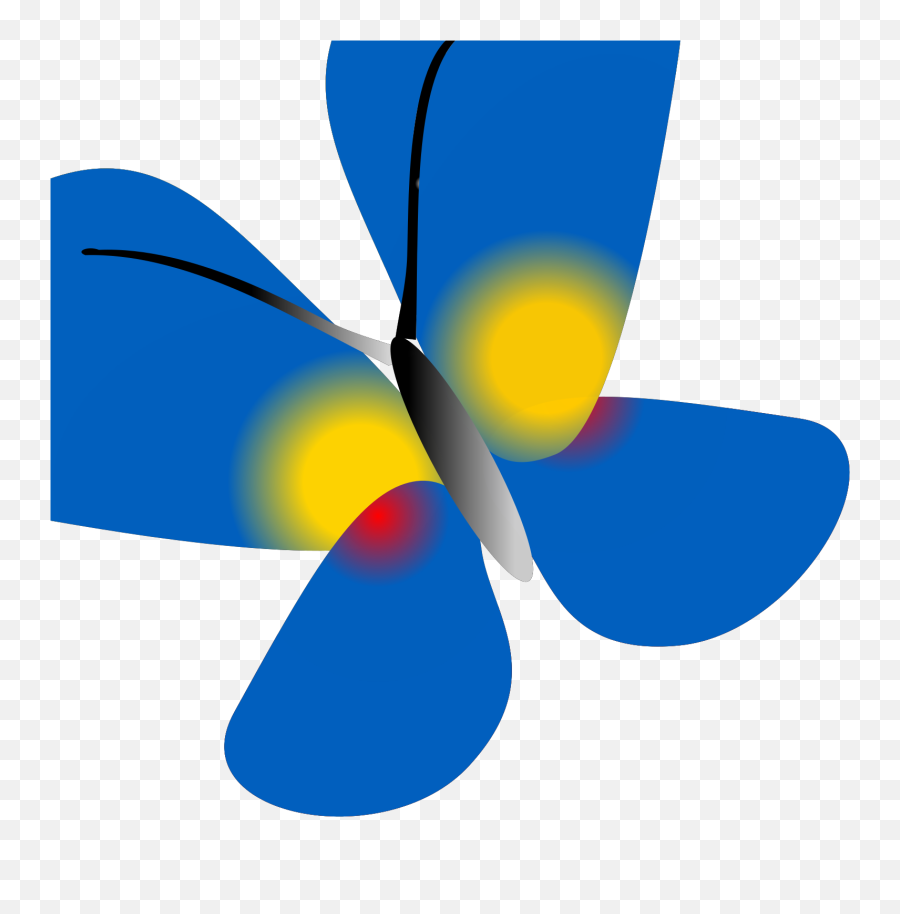 Colombia Flag Butterfly Clip Art Icon - Clip Art Png,Colombian Flag Png