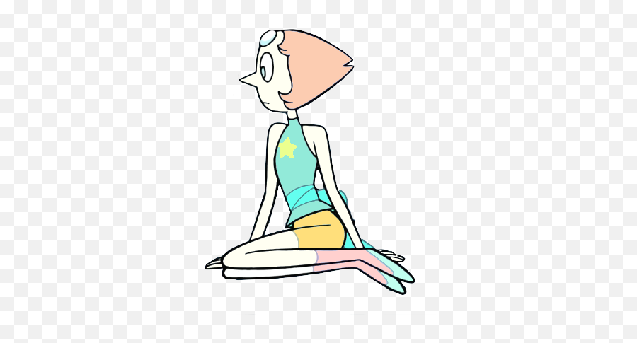 Download Hd Su Pearl Png - Steven Universe Pearl Sitting Pearl Steven Universe Sitting,Pearl Transparent Background