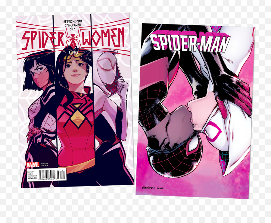 Sony Finally Untangles Its Spider Web Vanity Fair - Spiderman And Spider Gwen Comic Png,Spider Gwen Transparent