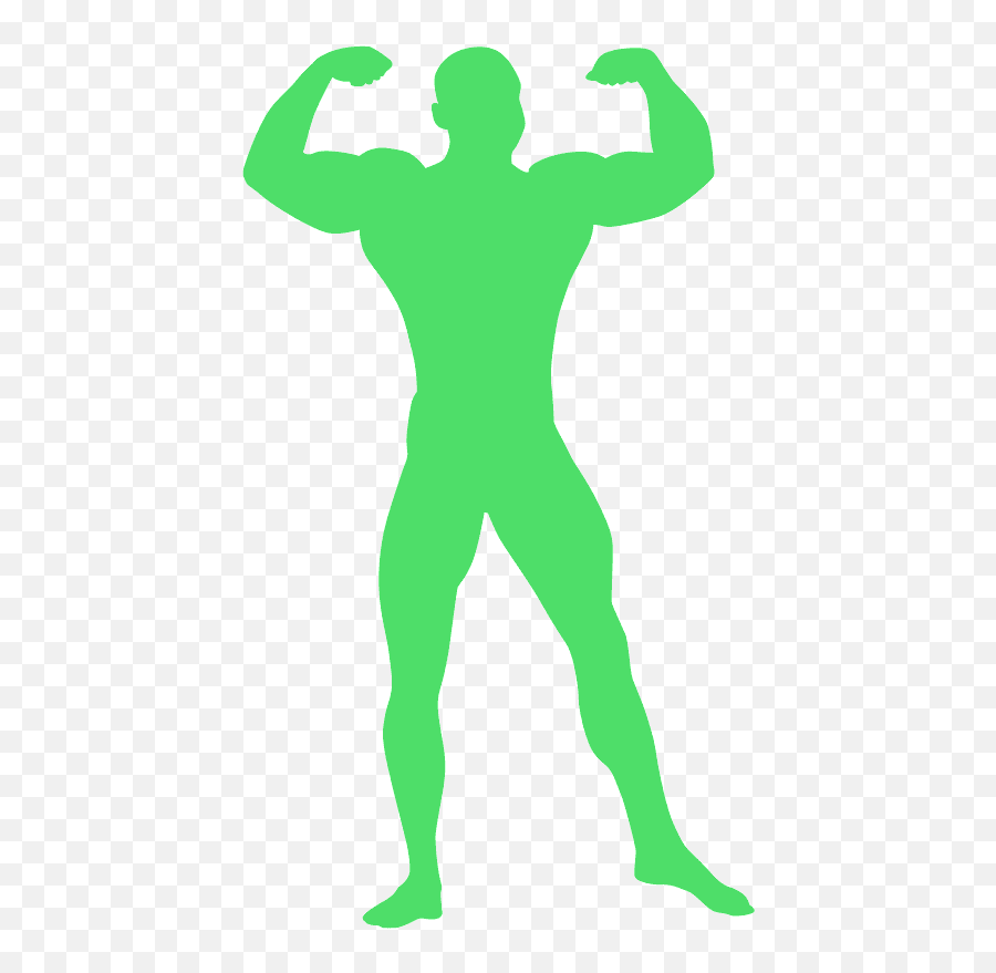 Blue Muscle Man Silhouette Transparent Cartoon - Jingfm Illustration Png,Man Silhouette Transparent