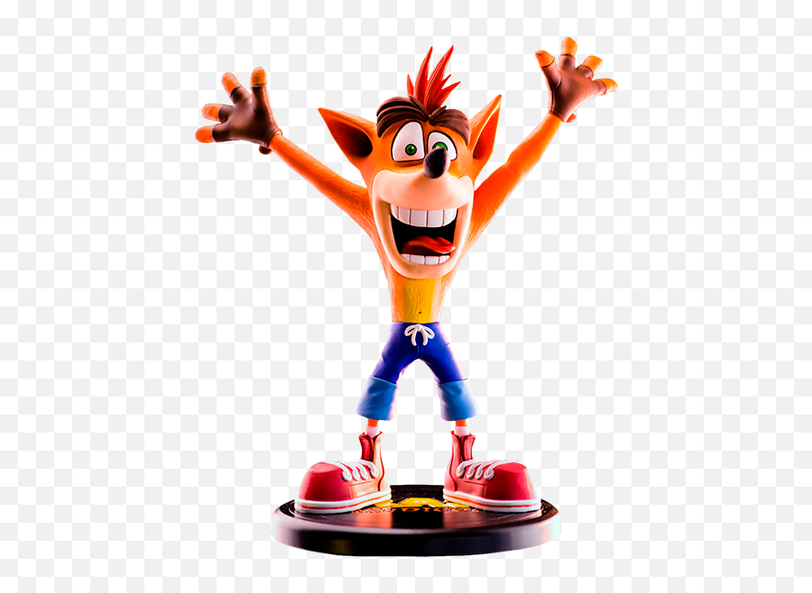 Pvc Statue - Crash Bandicoot Front View Png,Crash Bandicoot Transparent