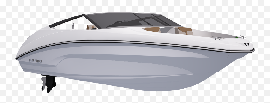 Lancha Fs Yachts 180 Branca 3d 1 - Marine Architecture Png,Yacht Png