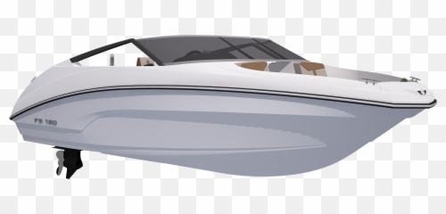 Lancha Fs Yachts 180 Branca 3d 1 - Marine Architecture Png,Yacht Png
