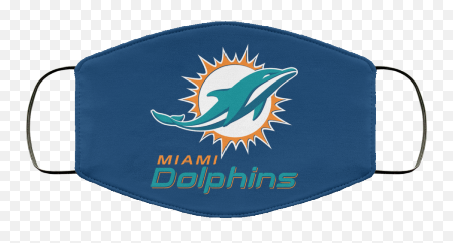 Logo Miami Dolphins Face Mask Filter U2013 Teeko - Cloth Face Mask Png,Miami Dolphins Logo Png