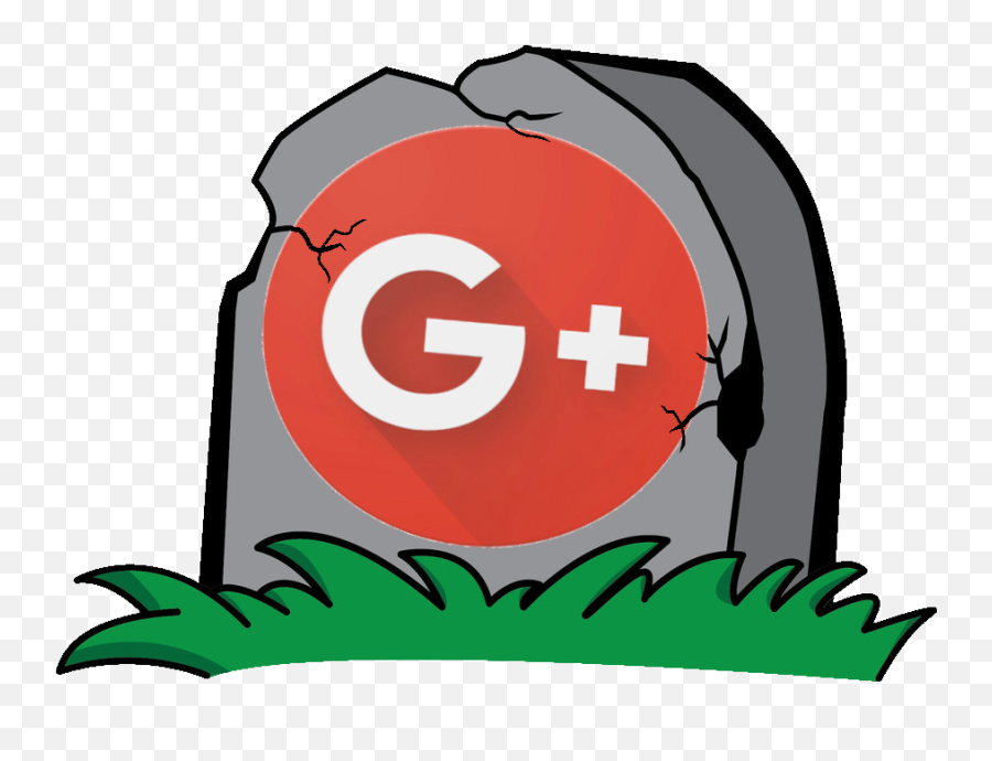 The End Of Google Plus U2014 Just Another Blathering - Clipart Blank Gravestone Png,Google Plus Logo Transparent