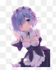 Download Hd Rem Zero Fanart Transparent Png Image - Art
