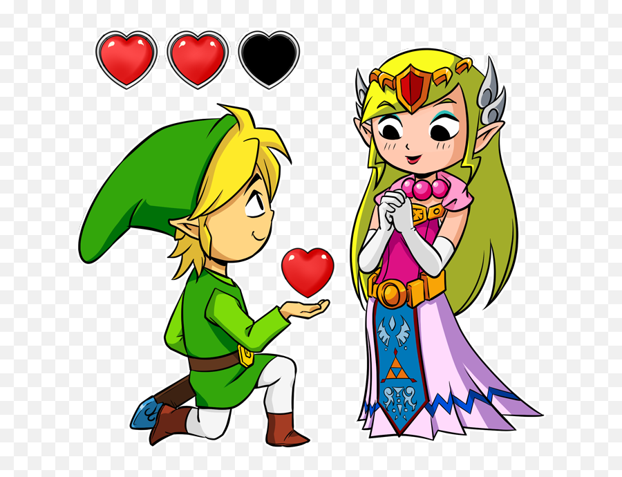 Princess Zelda Png - Link And Princess Zelda Preview Link Link Por La Princesa Zelda,Princess Zelda Transparent