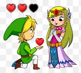 Princess Zelda Png - Link And Princess Zelda Preview Por La Princesa