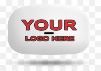 Custom Logo - White Lip Guard Horizontal Png,Impact Wrestling Logo