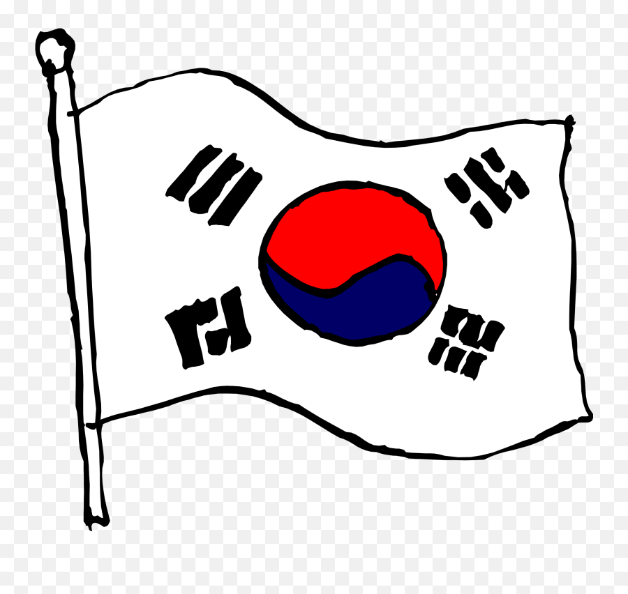 South Korean Flag Gif - South Korean Flag Clipart Png,Korean Flag Transparent