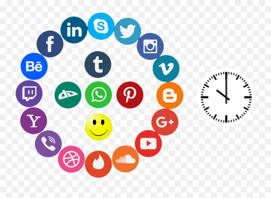 Social Media Marketing U2013 Grow Fast Digitally - Dot Png,Social Icon Set