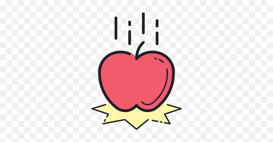 Falling Apple Icon - Apple Falling Icon Png,Apple Icon Emoji