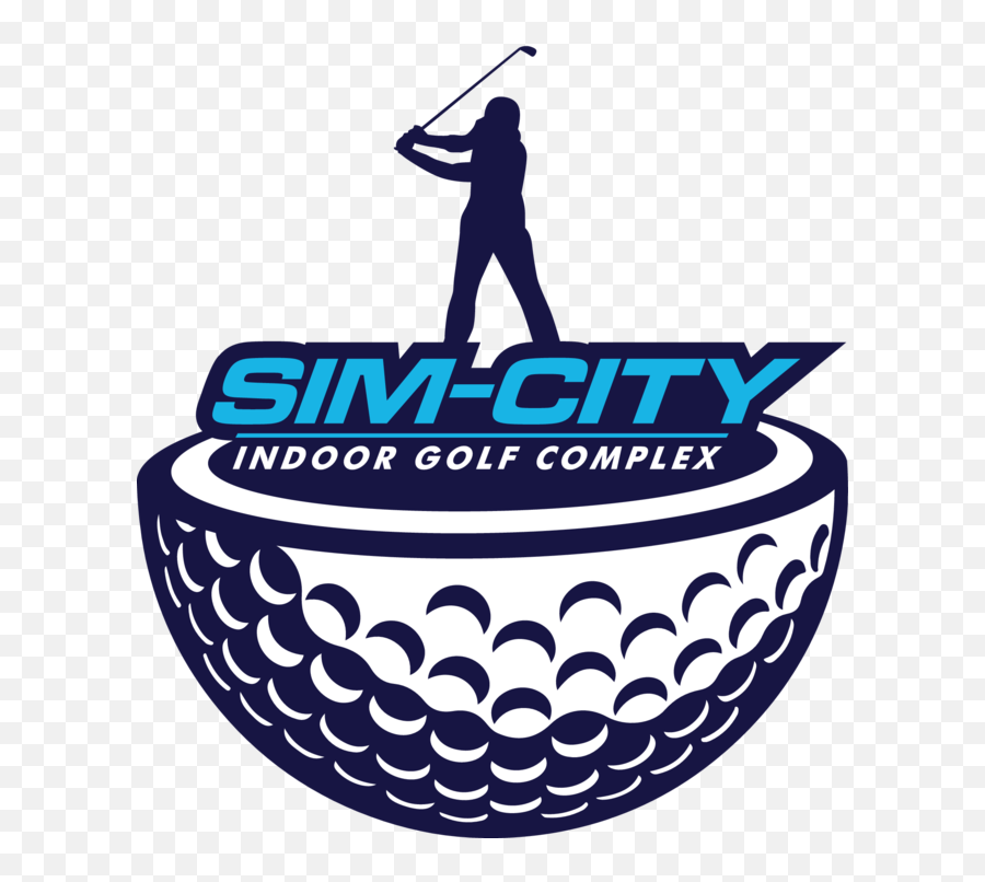 Golf Ball Vector Png Transparent - Sim City Indoor Golf,Golf Icon Crossed Clubs