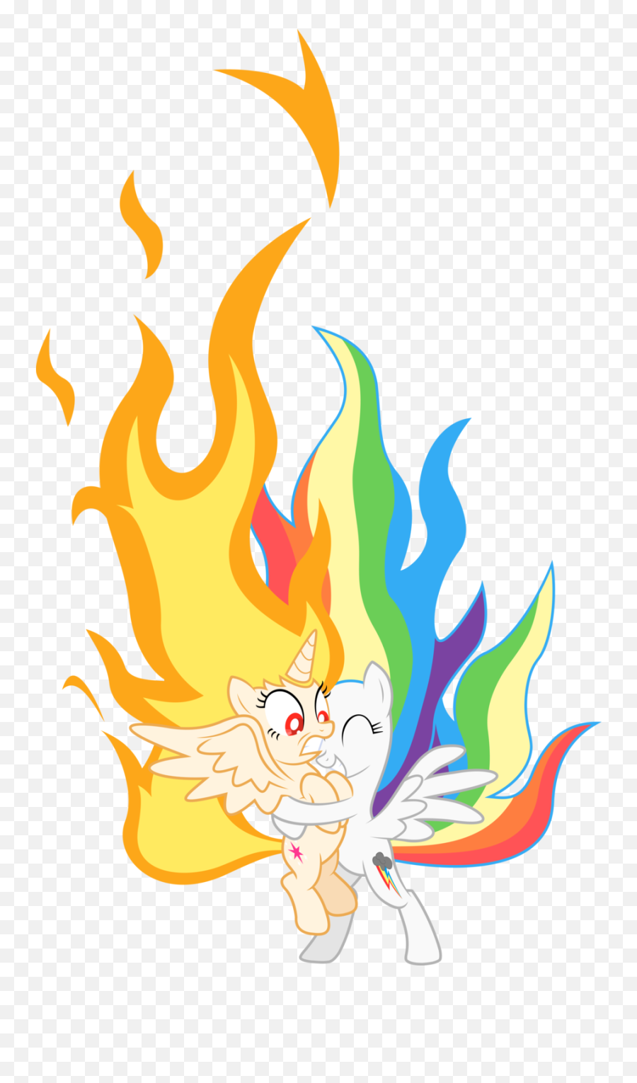 Fire Vector Png - Princess Rainbow Dash,Fire Vector Png