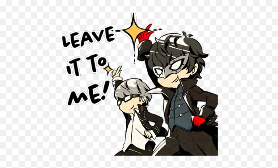 Persona Q2 Whatsapp Stickers - Stickers Cloud Persona Stickers Telegram Png,Persona 5 Text Icon