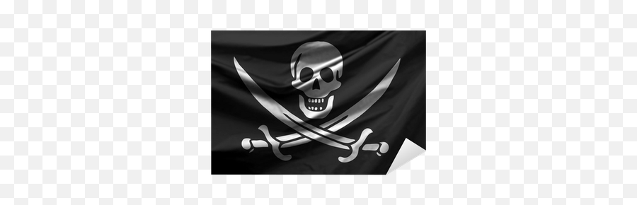 Jolly Roger Piraten Flagge Fahne Säbel Sticker U2022 Pixers - We Live To Change Piraten Png,Deutschland Flagge Icon
