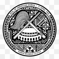 American Samoa Seal Greeting Card - Vector png