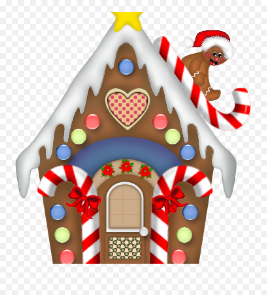 Gingerbread House Clipart - School Craft For Christmas Png,Gingerbread House Png