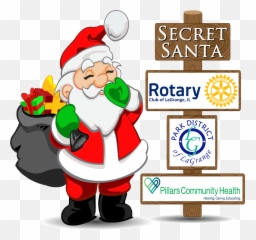 Secret Santa - Rotary Club Of Lagrange Secret Santa Png,Santa Png