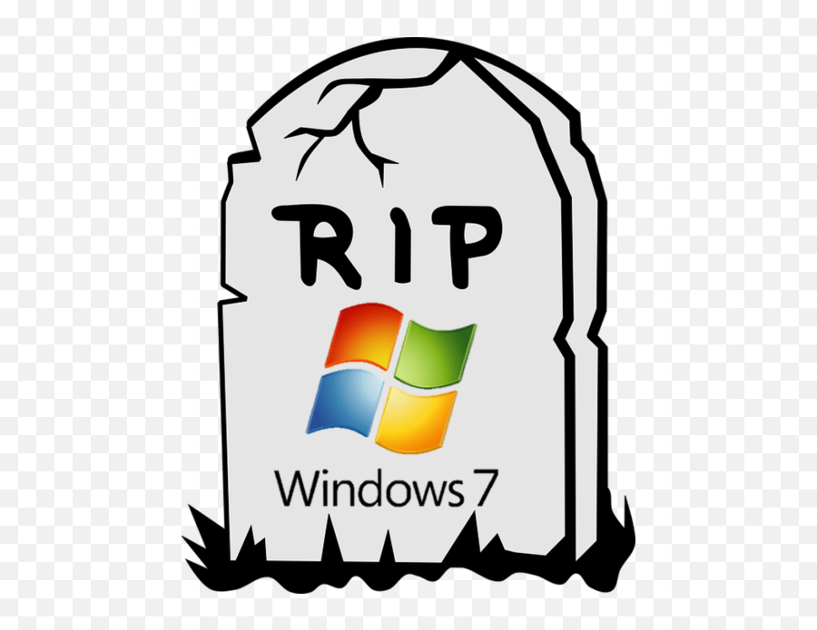 Saying Goodbye To Windows 7 - Rip Windows 7 End Of Life Png,Windows 7 Logo Png