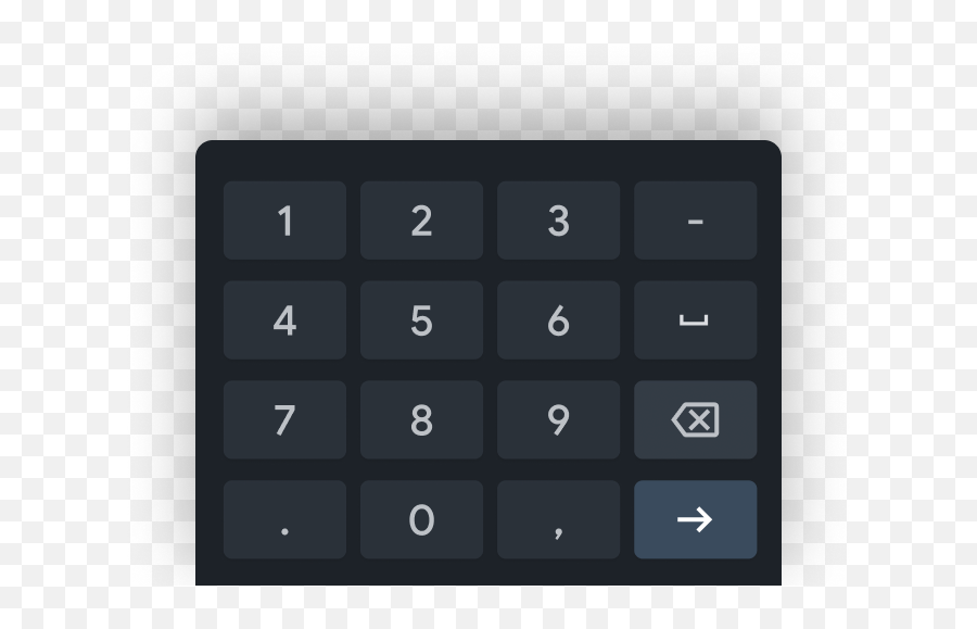 On - Screen Keyboard Android Developers Keypad Ui Png,User Input Icon