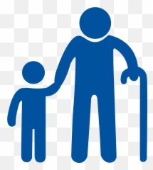 Health U0026 Wellness Program Tenderloin Neighborhood - Grandfather Grandchild Icon png