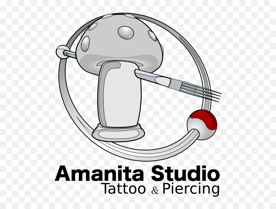 Amanita Studio Tattoo U0026 Piercing Logo Download - Logo Piercing And Tattoo Logo Png,Icon Tattoo Studio