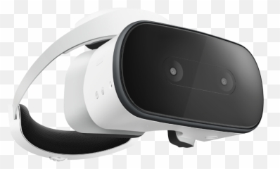 Google Announces New Standalone Wireless Vr Headset - Gamespot Lenovo Mirage Solo Vr Headset Png,Vr Headset Png