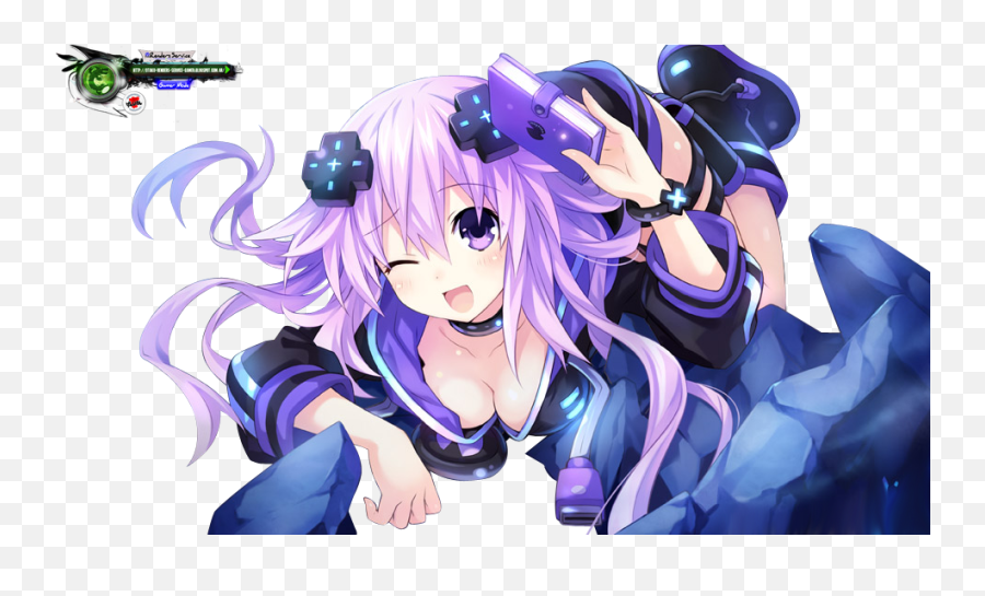 Hyperdimension Neptuna Techno And Render Anime 1207738 - Megadimension Neptunia Vii Big Neptune Png,Hyperdimension Neptunia Icon